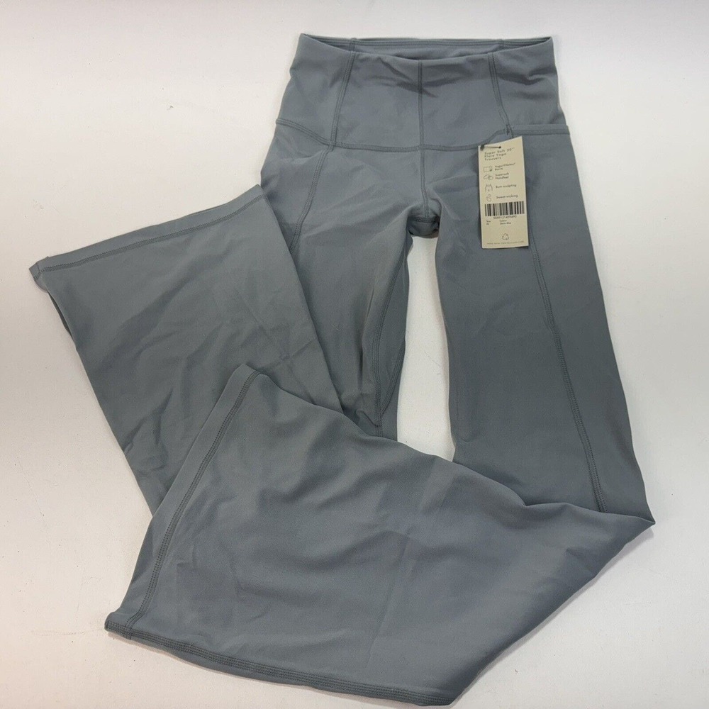 Sweaty Betty Super Soft Flare Yoga Trousers, Storm Blue. Size XS 30 Inseam